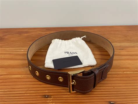 cinture prada online|Nappa leather belt .